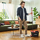 Набір для прибирання Vileda Easy Wring&Clean Turbo 2в1 Швабра стрічка з відром з автоматичним віджиманням, фото 3