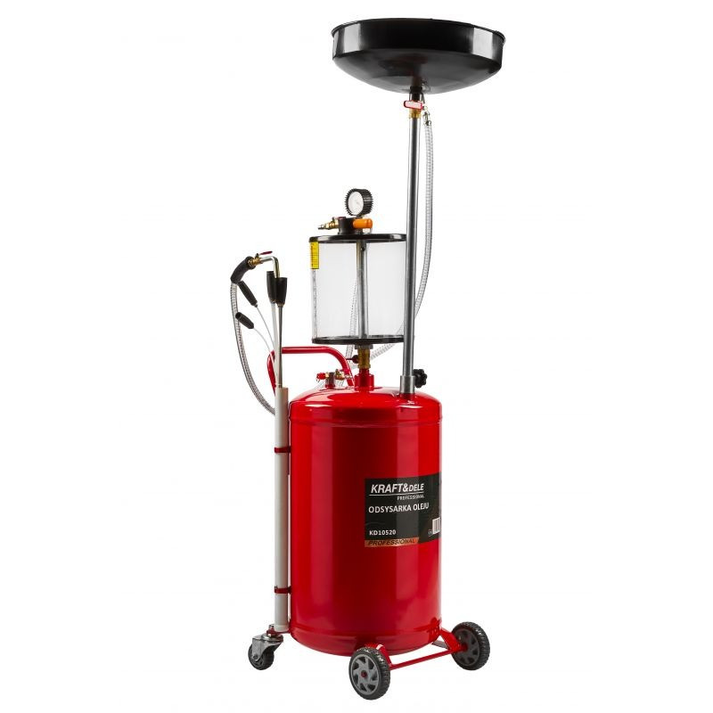 Вакуумна установка для заміни масла в авто 80 л Kraft Dele KD10520_2K установка для заміни масла, фото 1