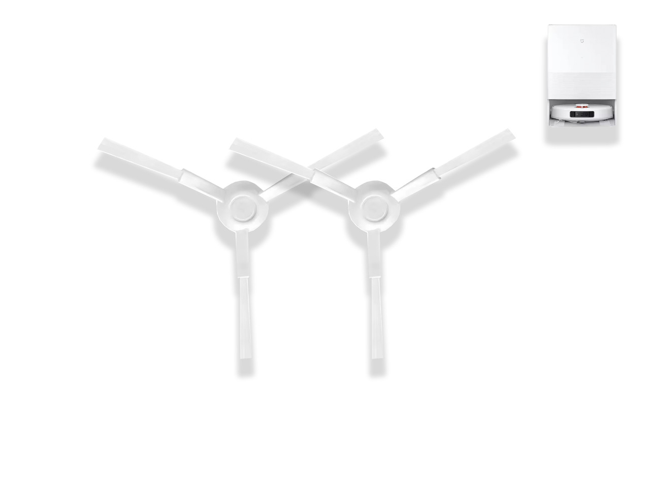 Комплект з 2  бічних щіток призначений для роботизованого пилососа Xiaomi Mijia M30 Pro., фото 1