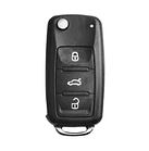 Чохол для ключа Skoda, синій карбон, фото 2