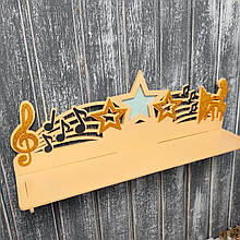 Полиця для нагород з фото з вокалу. Полиця для нагород з вокалу. Медальниця для співачки. Холдер для дипломів