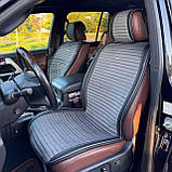 Накидки повний комплект на передні і задні сидіння авто IMPERIAL AUTO COMFORT, сірий колір, фото 2