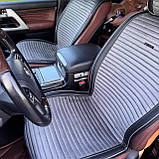 Накидки повний комплект на передні і задні сидіння авто IMPERIAL AUTO COMFORT, сірий колір, фото 3