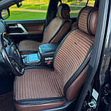 Накидки повний комплект на передні і задні сидіння авто IMPERIAL AUTO COMFORT, коричневий колір, фото 2