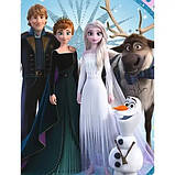 Пазли картонні 5-7 років Глітерні "Дружна команда" Дісней: Крижане серце 2, 100 ел. ТМ "TREFL" Польща (14817), фото 5