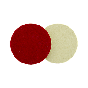 Круг полірувальний повстяний на липучці без отворів 125 мм