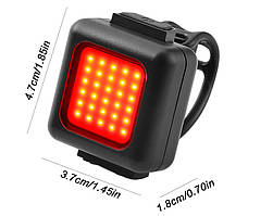 Задня велосипедна фара СВ-18017 із зарядкою від USB