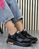 Кросівки жіночі 6 пар у ящику чорного кольору 36-41, фото 3