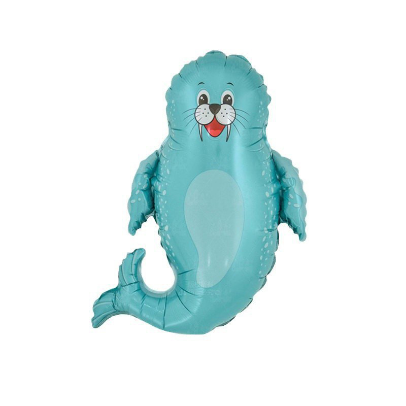 Фольгована кулька міні фігура Морський котик, фото 1