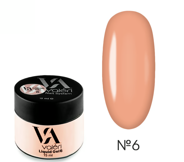 Vaлерi Валері гель для нарощування Vaлерi Liquid Gel No006 15 мл, фото 1