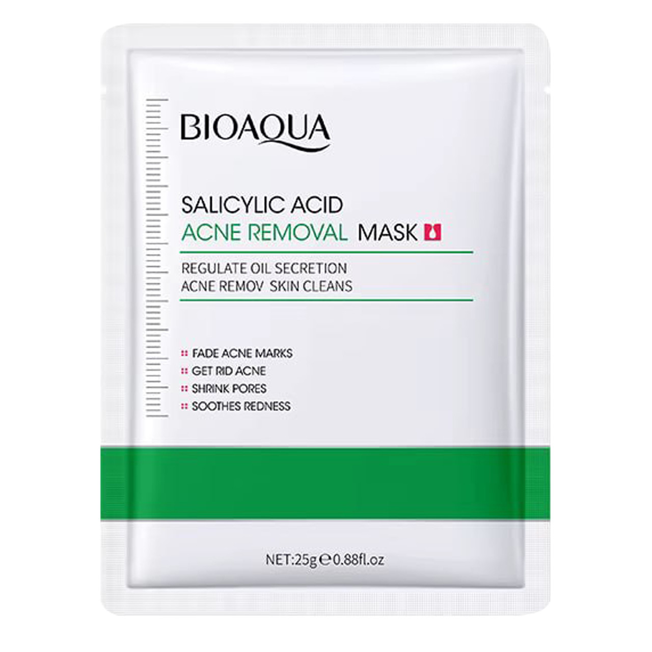 Тканинна маска для обличчя BIOAQUA Salicylic Acid Acne для проблемної шкіри 25 г