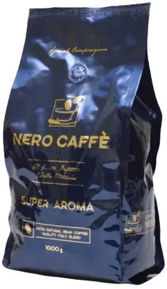 Кава у зернах Nero Caffe Super Aroma 1кг 70/30, фото 1