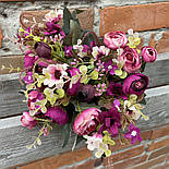 Букет композиції ранянкулюсів.лютик. півонія 30 см р, фото 4