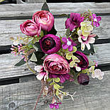 Букет композиції ранянкулюсів.лютик. півонія 30 см р, фото 3