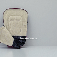 Зимовий конверт-чохол на овчині в коляску чохол на люльку конверт на санки For Kids Winter, фото 3