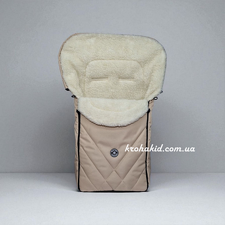 Зимовий конверт-чохол на овчині в коляску чохол на люльку конверт на санки For Kids Winter, фото 1