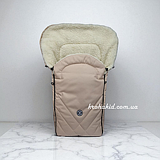 Зимовий конверт-чохол на овчині в коляску чохол на люльку конверт на санки For Kids Winter, фото 2