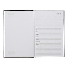 Щоденник 2026р. BuroMax A-5 BM.21165-01 AIRY бумвініл, черний, фото 3