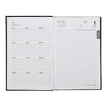 Щоденник 2026р. BuroMax A-5 BM.21165-01 AIRY бумвініл, черний, фото 4