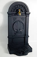 Мийка садова пристінна з краном, Чорна