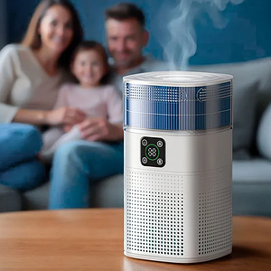 Очищувач повітря Doctor-101 Zean з функцією зволоження 2-в-1. Комбінований очисник-зволожувач повітря