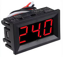 Амперметр DC до 100А екран 0,36"  (червоні цифри) з шунтом