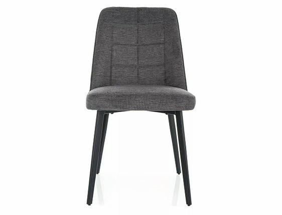 Стілець ALDO BREGO чорний каркас/темно-сірий 18, фото 1