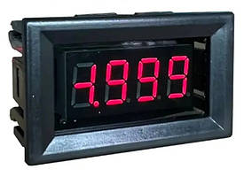 Амперметр DC напрям струму до 100А екран 0,36"  (червоні цифри) з шунтом