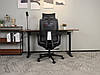 Крісло поворотне LESTER чорна тканина/чорний каркас, фото 7