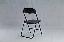 Стілець TIKO чорний каркас/чорний, фото 5