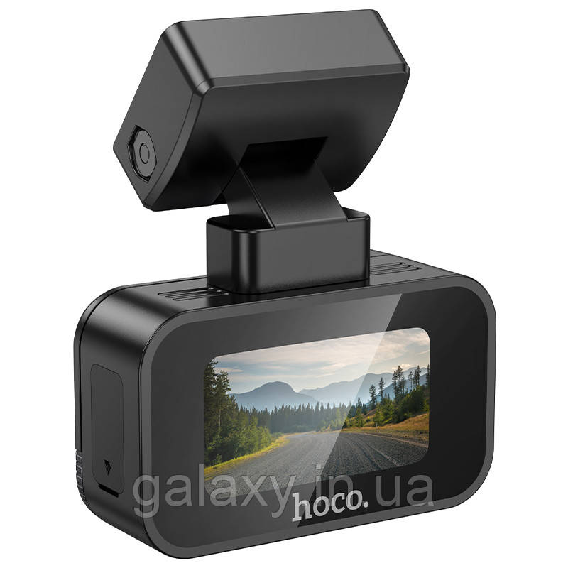 Відеореєстратор Hoco DV10 1.47" Display FullHD 1080P IPS/TF/30fps/Wi-Fi/G-сенсор, фото 1