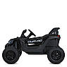 Дитячий електромобіль на акумуляторі Багі M 6070 з пультом радіокерування для дітей 3-8 років Чорний, фото 4