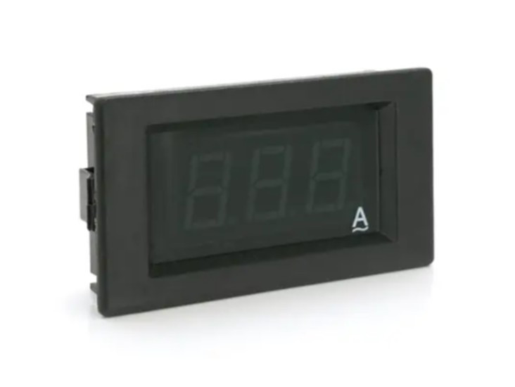 Амперметр A85AC до 50А (зелені цифри)