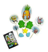 Набір цукрових топерів "Боб та морські мешканці" ТМ"Slado"