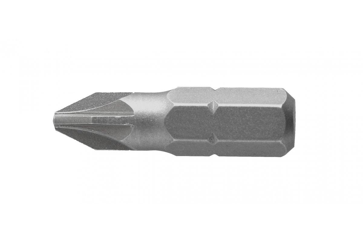 Набір коротких біт PZ2 25мм зі сталі S2 10 штук Hogert (HT1S317), фото 1