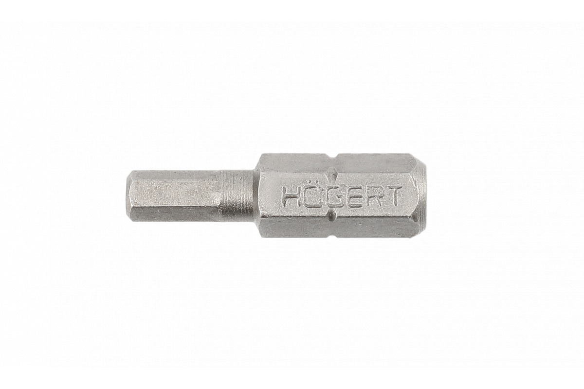 Набір коротких біт HEX 5 мм 25 мм 2 штуки Hogert (HT1S349), фото 1