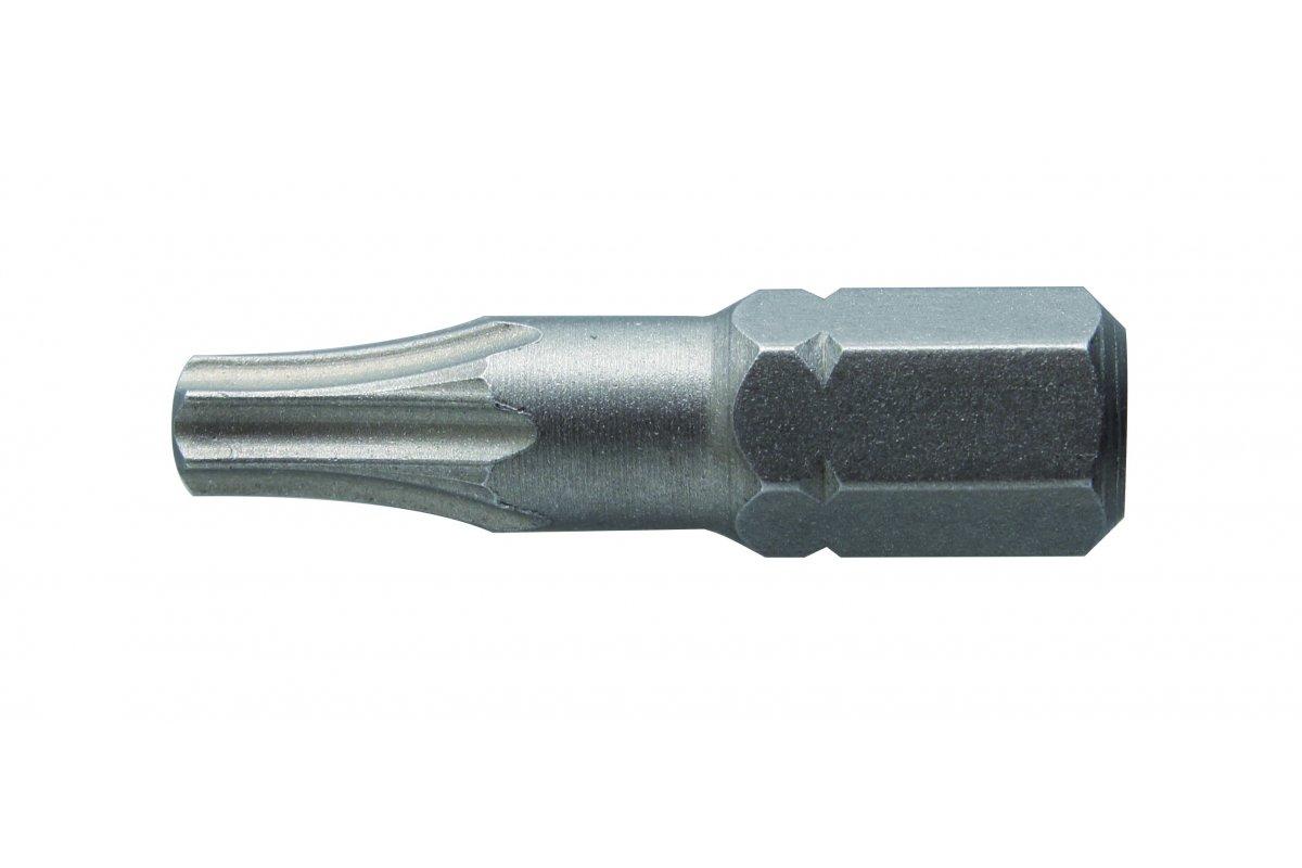 Короткі біти TORX T25 25мм із сталі S2 2 штуки Hogert (HT1S364), фото 1