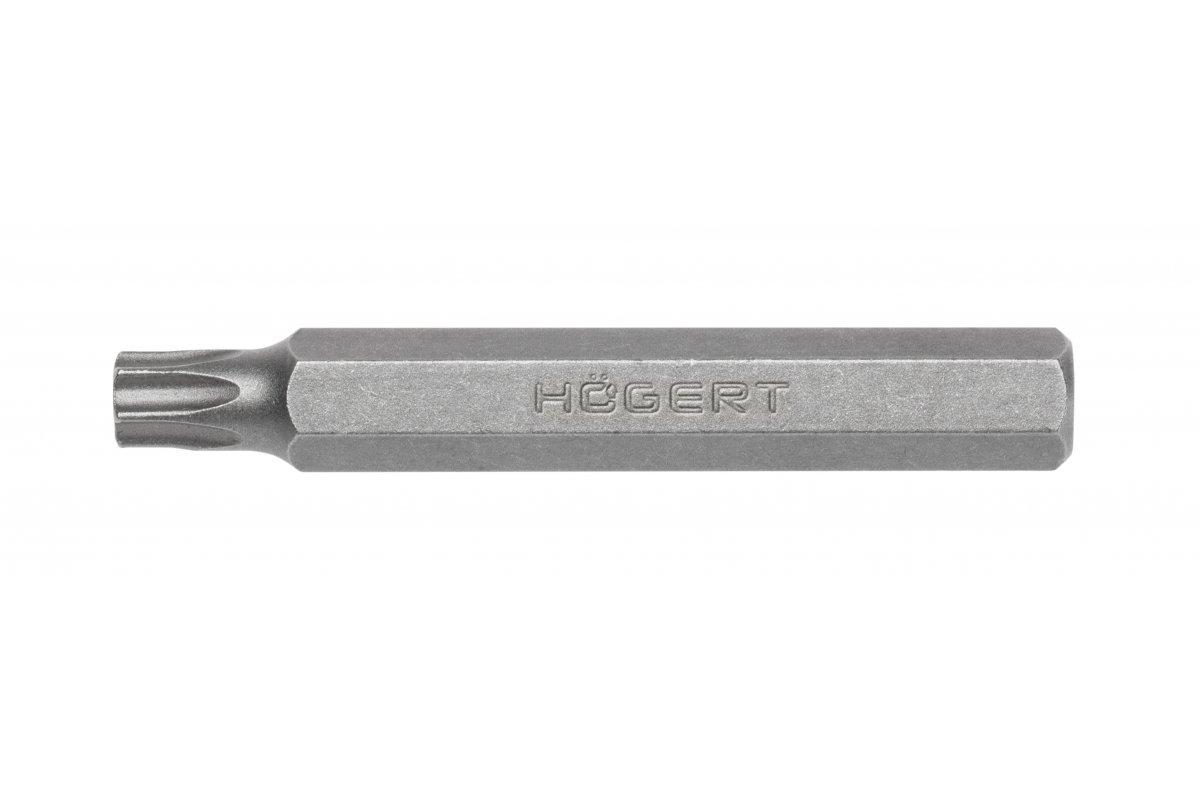Довга біта TORX T50 75 мм М10 S2 для шуруповерта Hogert (HT1S852), фото 1
