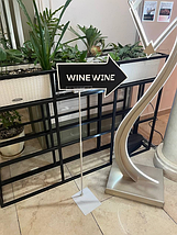 Телескопічна стійка універсальна для плакатів, з трубкою 1000-1500 мм, Стійка тримач для банерів (1170), фото 4