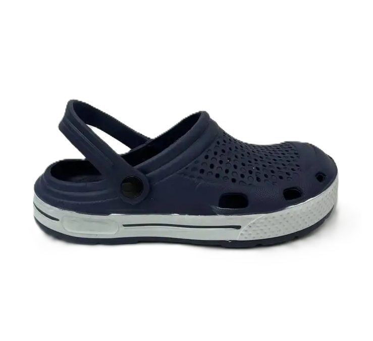 Чоловічі літні сабо крокси сині, фото 1