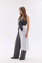 Жіночий в'язаний фартух "Щебет" (75 см), фото 2