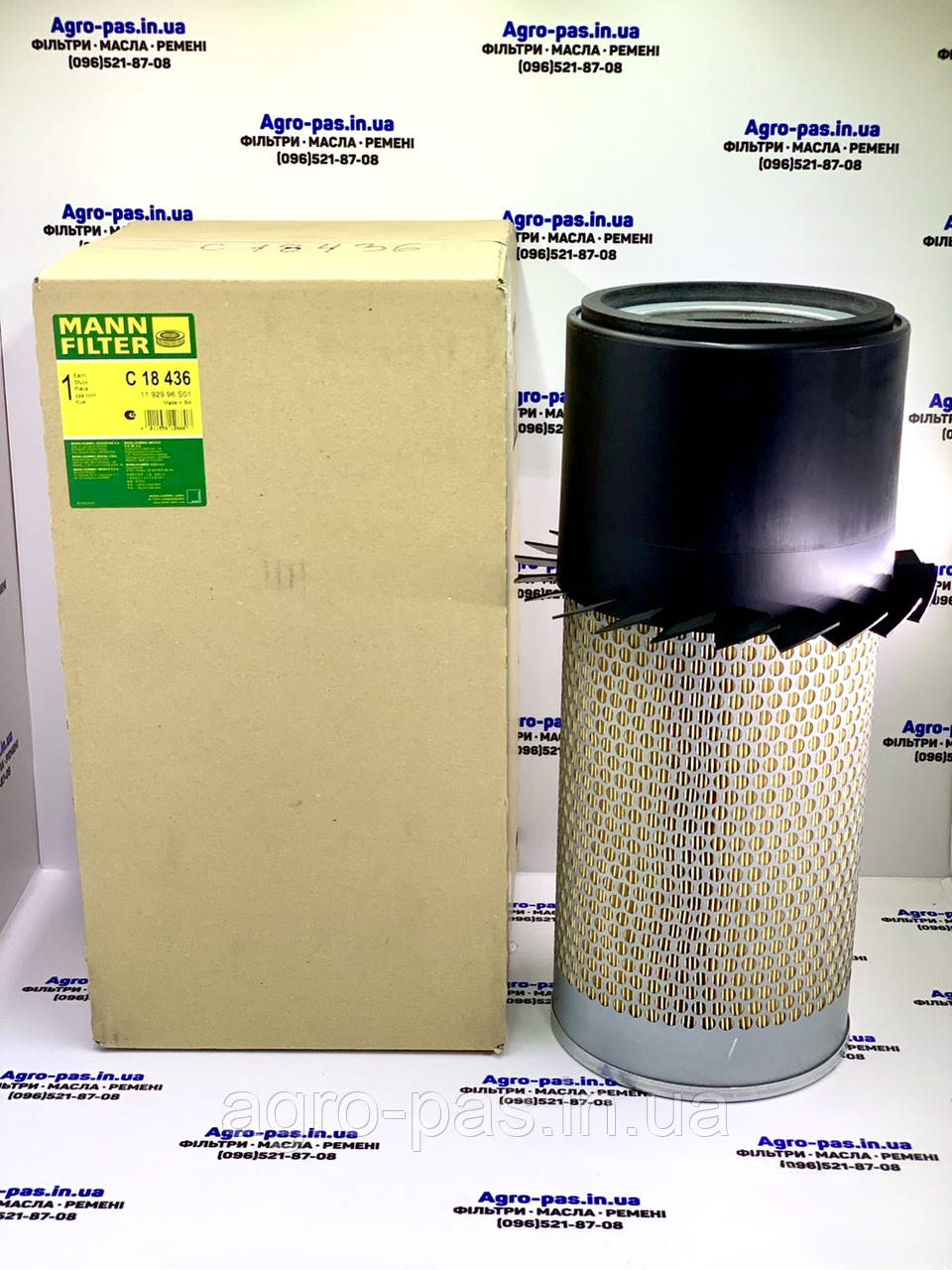 Фільтр повітряний P181063, D46424300, 1042412M91, 1042416M91, 42522, C18436, AZ25868, AZ20625,  E574L, фото 1