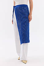 Жіночий в'язаний фартух "Серпанок" (70 см), фото 4