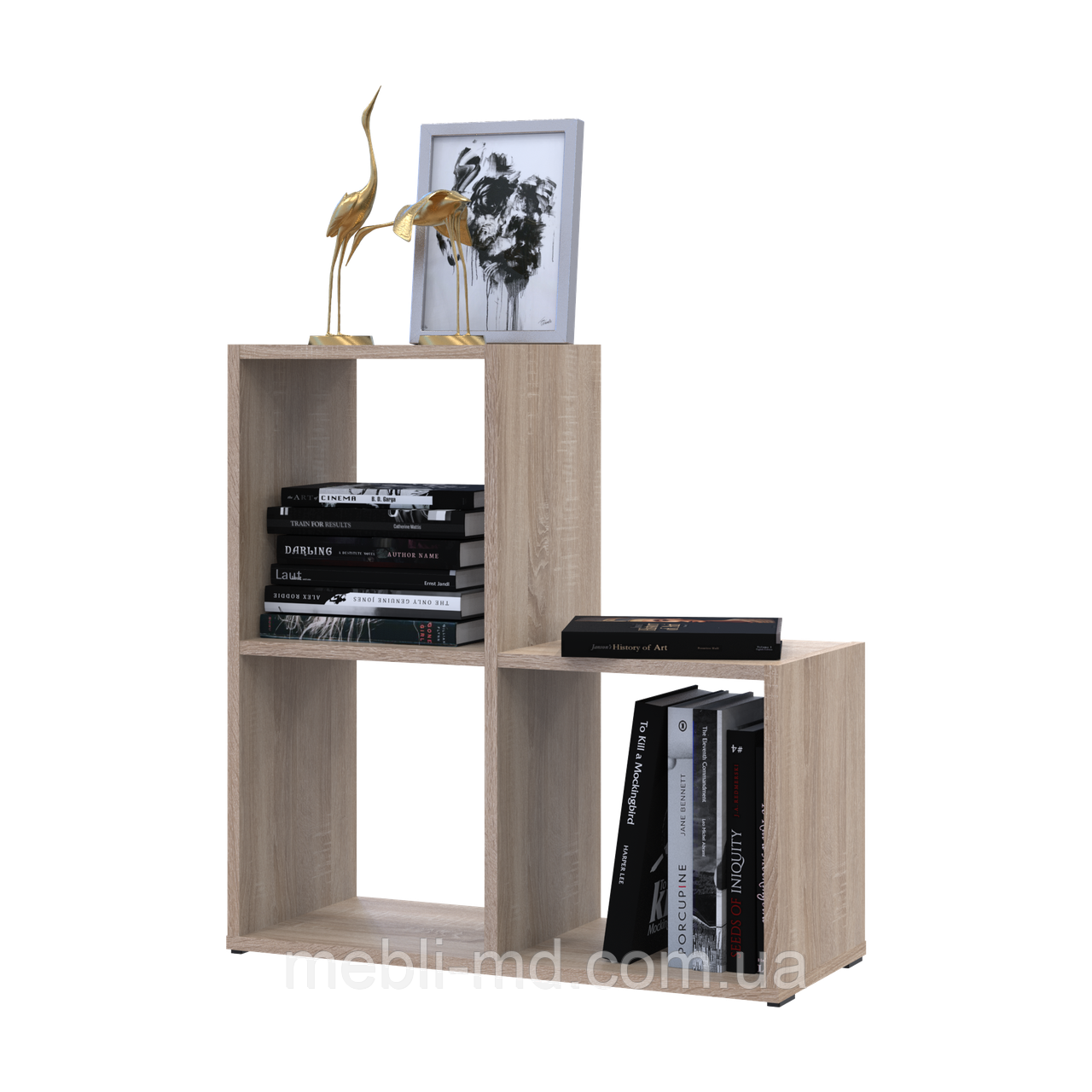 Стелаж Doros Степ 2х2 Дуб сонома відкритий 69х28.8х71.4 (41516155), фото 1