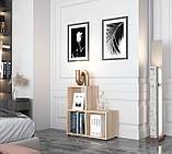 Стелаж Doros Степ 2х2 Дуб сонома відкритий 69х28.8х71.4 (41516155), фото 2