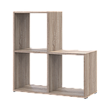 Стелаж Doros Степ 2х2 Дуб сонома відкритий 69х28.8х71.4 (41516155), фото 3