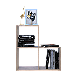 Стелаж Doros Степ 2х2 Дуб сонома відкритий 69х28.8х71.4 (41516155), фото 4