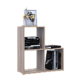 Стелаж Doros Степ 2х2 Дуб сонома відкритий 69х28.8х71.4 (41516155), фото 6