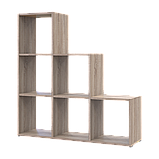 Стелаж Doros Степ 3х3 Дуб сонома відкритий 102.6х28.8х106.1 (41516160), фото 2