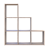 Стелаж Doros Степ 3х3 Дуб сонома відкритий 102.6х28.8х106.1 (41516160), фото 4